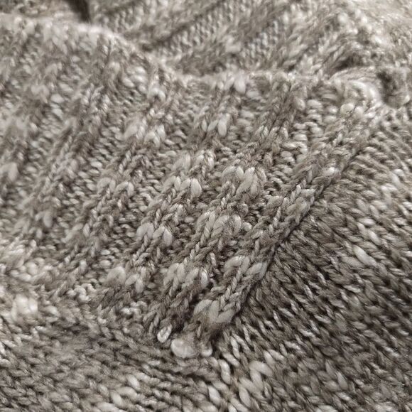 Pink Rose Kimono Sleeve Tan Knit Sweater Cardigan Top sz L Womens - Picture 6 of 6